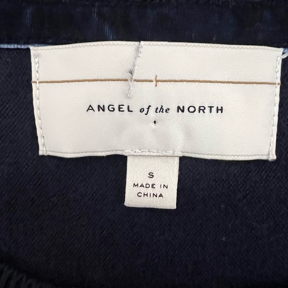 Anthropologie Angel of the North navy blue dolman sleeve sweater size S - Picture 5 of 8